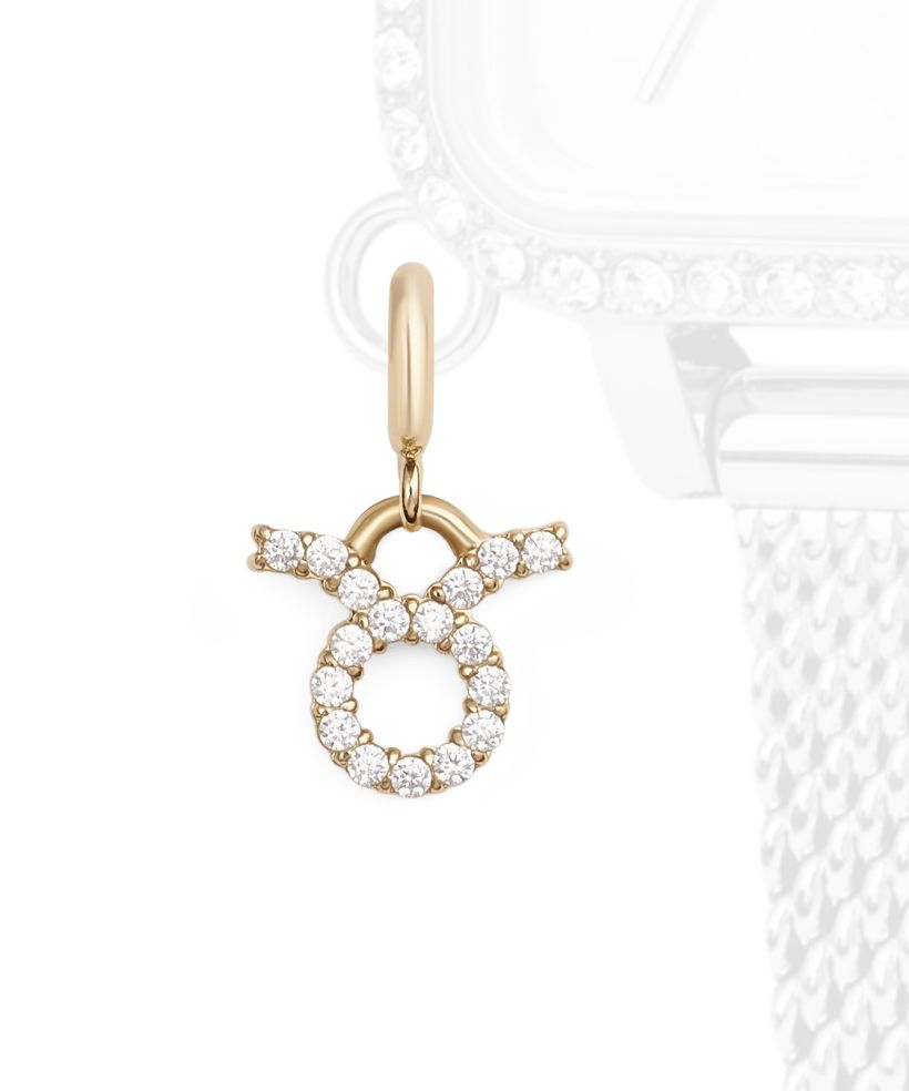 Daniel Wellington Charm Gold Taurus pendant