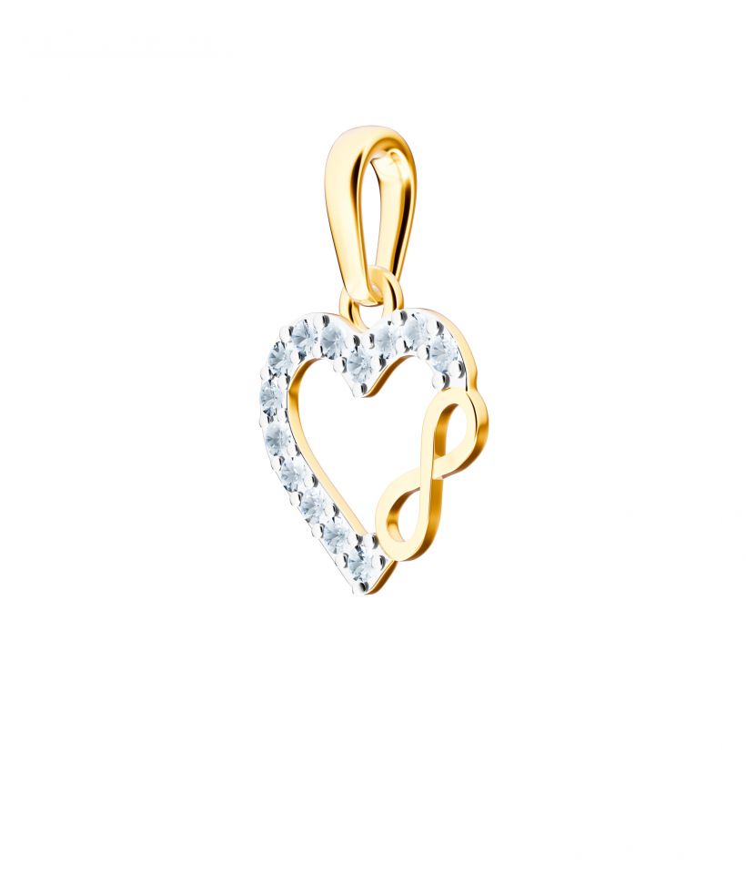 Bonore - Gold 585 - Cubic Zirconia pendant