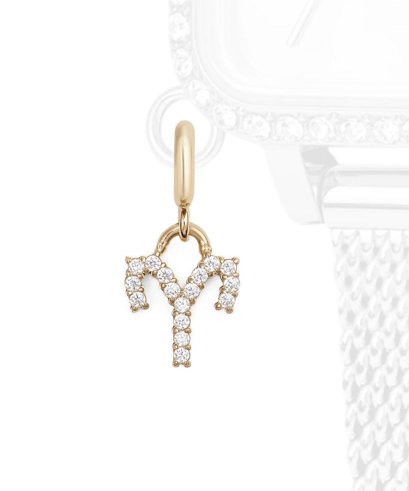 Daniel Wellington Charm Gold Aries pendant