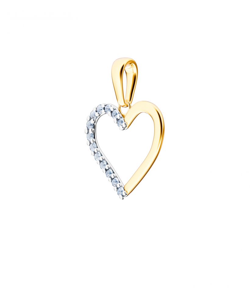 Bonore - Gold 585 - Cubic Zirconia pendant