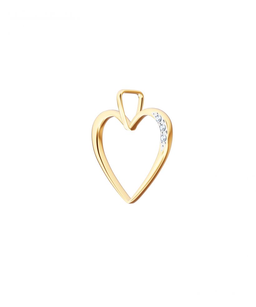 Bonore - Gold 585 - Cubic Zirconia pendant
