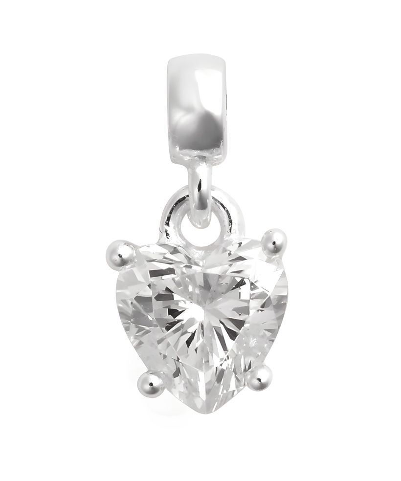 Daniel Wellington Heart White Crystal Charm pendant