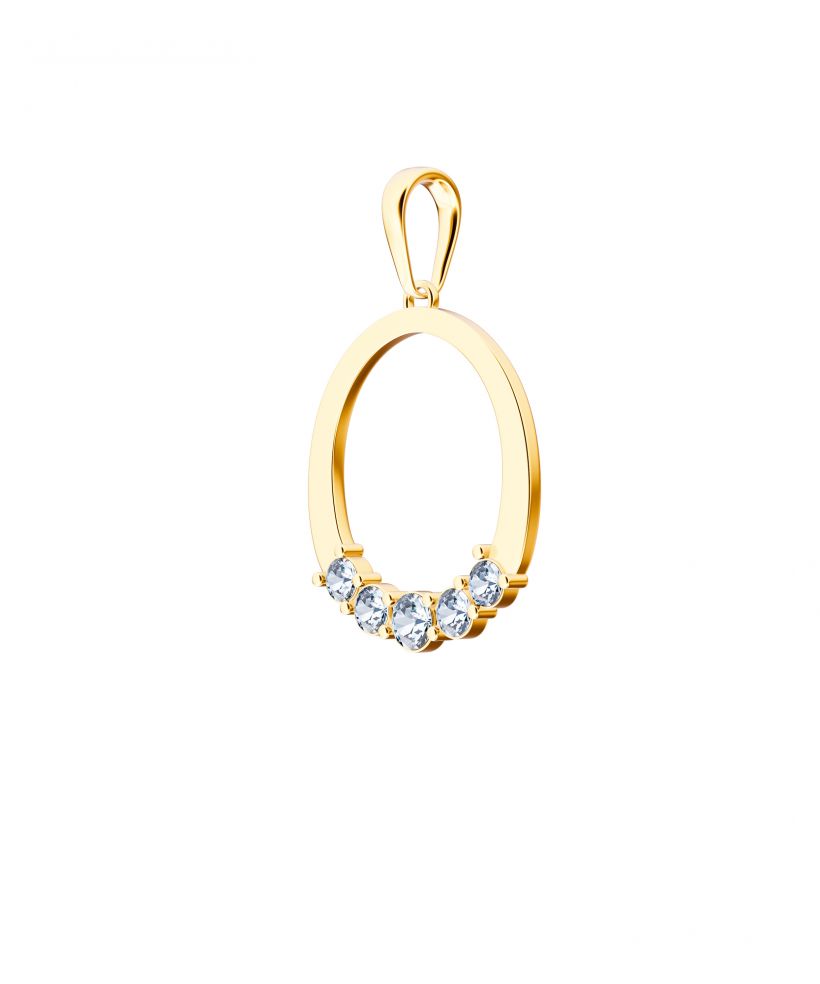 Bonore - Gold 585 - Cubic Zirconia pendant