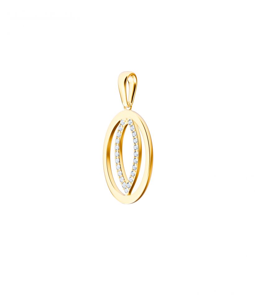 Bonore - Gold 585 - Cubic Zirconia pendant