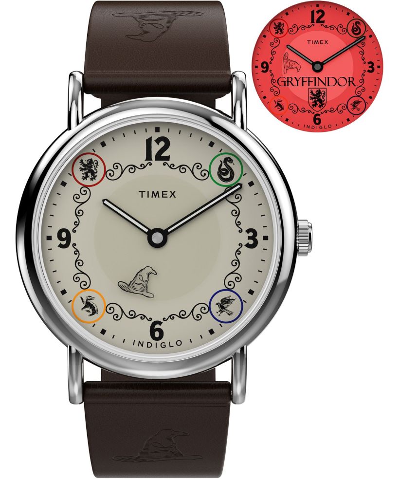 Timex Harry Potter X Weekender Gryffindor House 38mm Leather Strap unisex watch