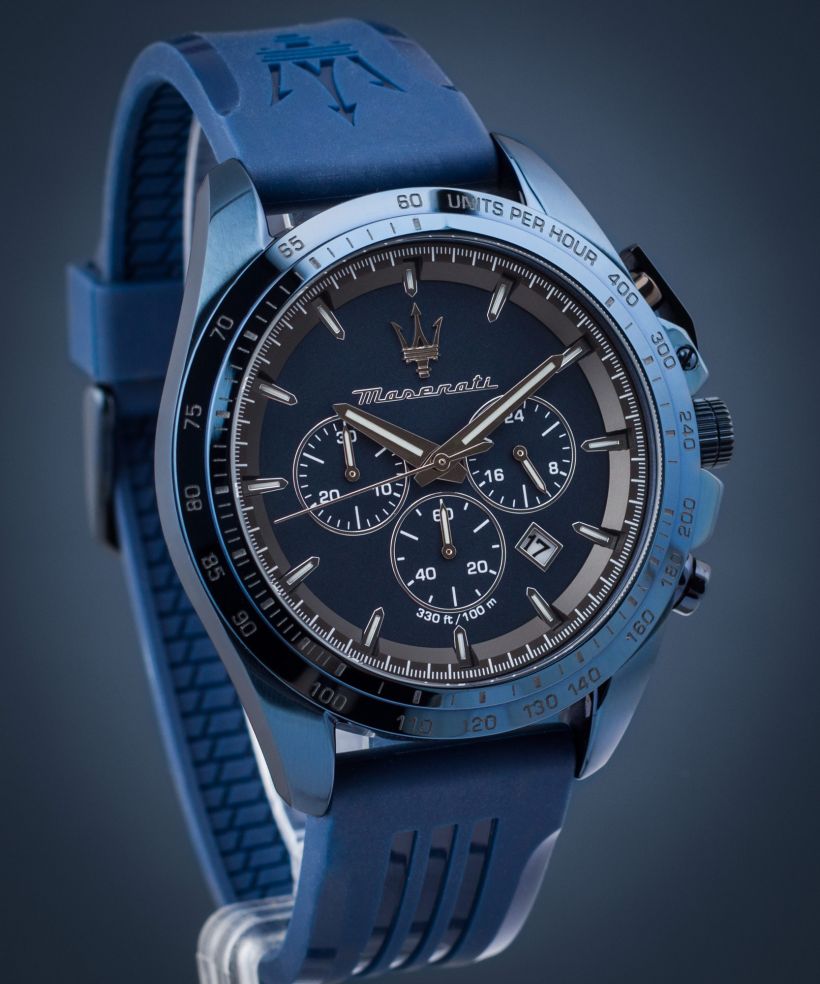 Maserati Traguardo Chronograph Blue Edition  watch