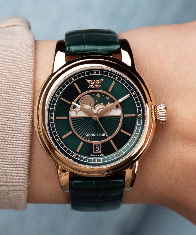 Aviator Douglas Moonflight ladies watch