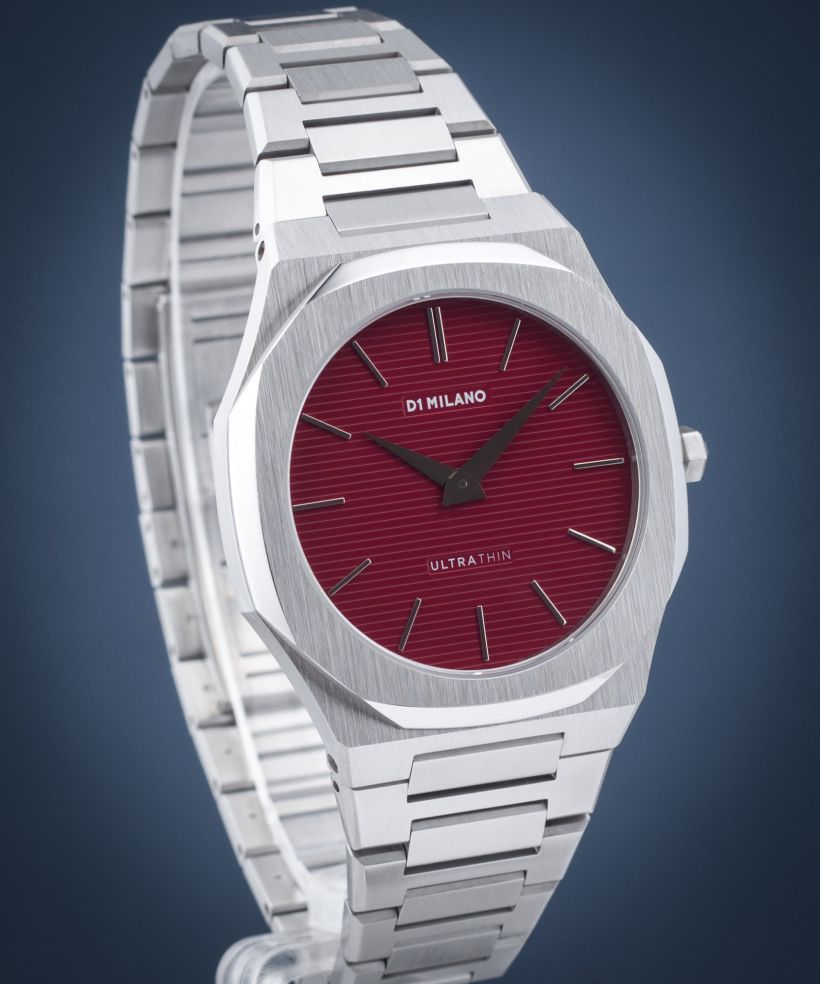 D1 Milano Ultra Thin Bordeaux unisex watch