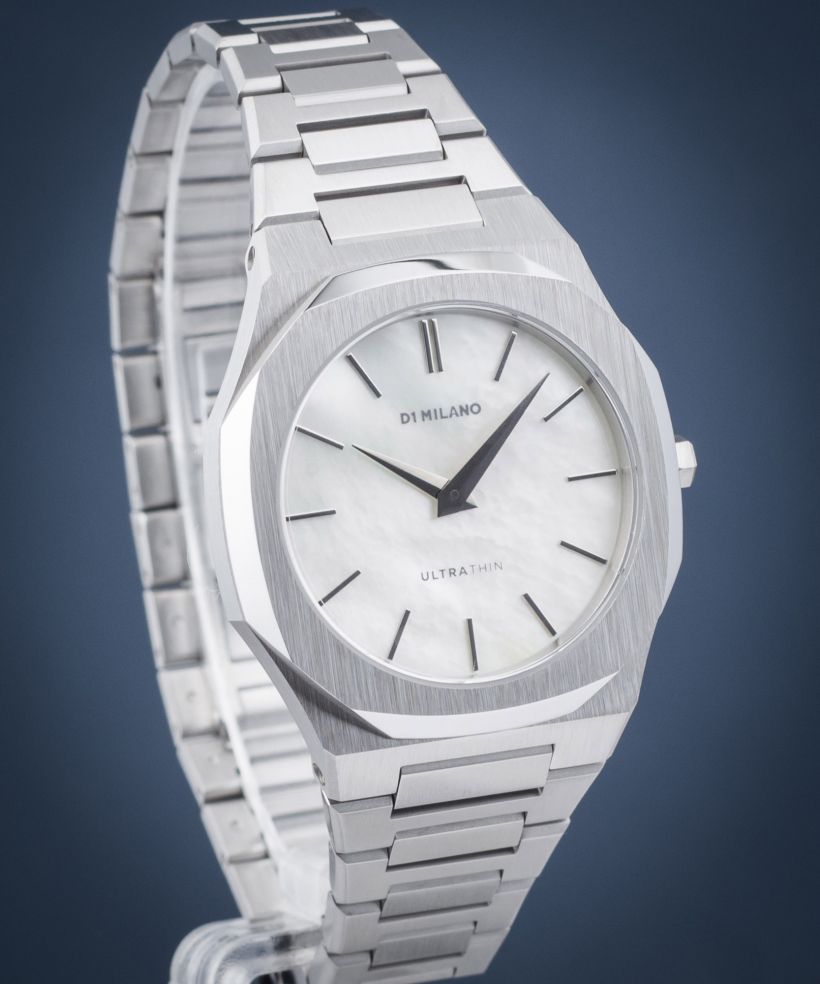 D1 Milano Ultra Thin Mop Silver ladies watch