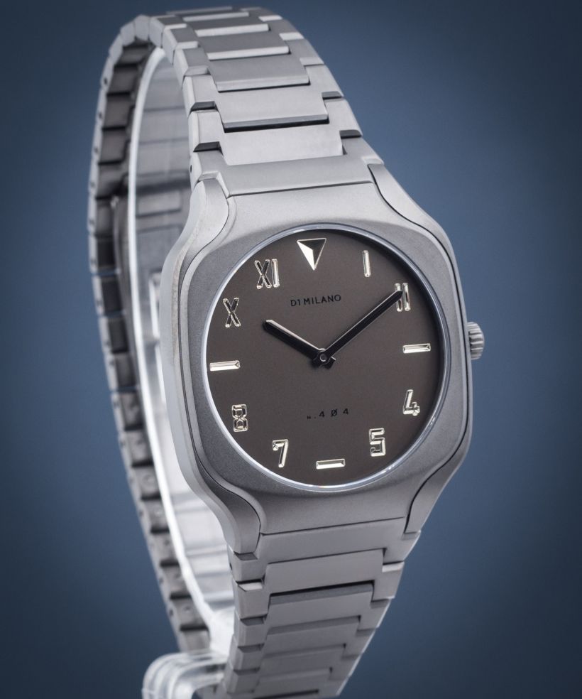 D1 Milano Volcanic Gray Square Bracelet watch