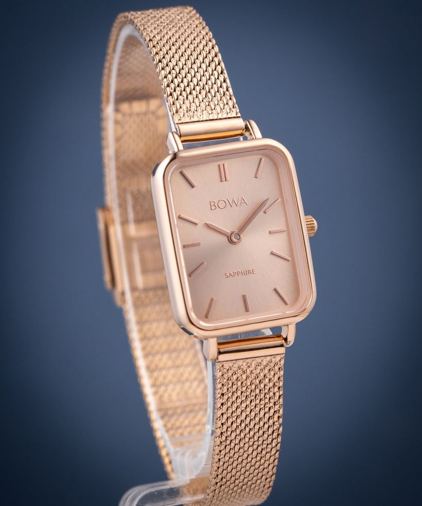 BOWA Dubai Full Rose-Gold Mesh 20 ladies watch