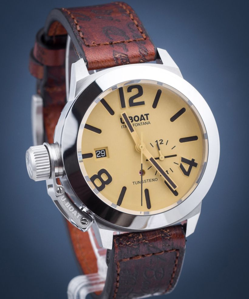 U-BOAT Classico 42 Tungsteno Beige watch