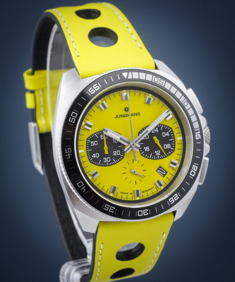 Junghans 1972 Chronoscope FIS Lemon Limited Edition watch