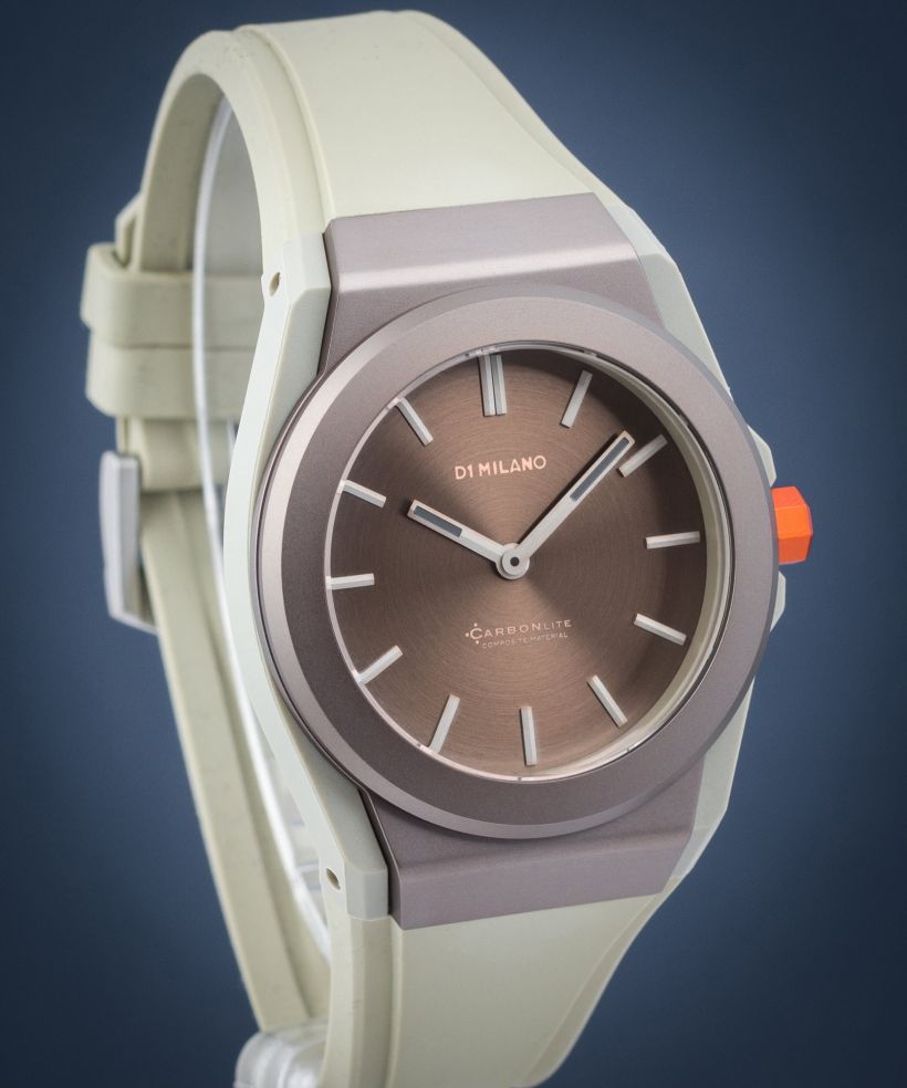 D1 Milano Carbonlite Sand unisex watch