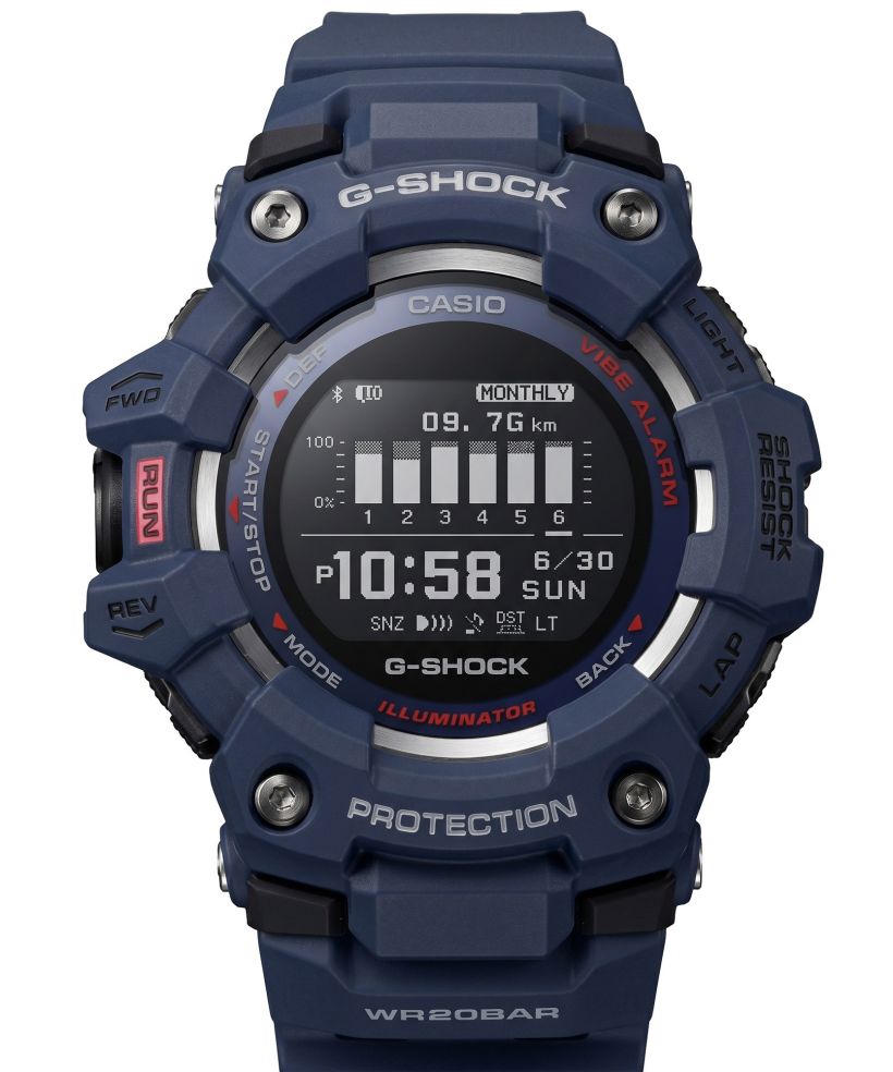 Casio G-SHOCK G-Squad Bluetooth Sync Step Tracker Watch