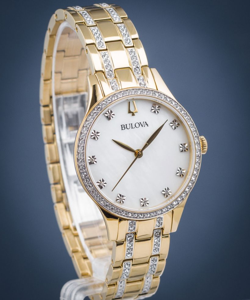 Bulova Crystal SET watch
