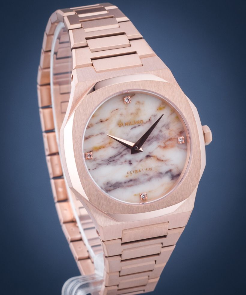 D1 Milano Ultra Thin Marble Rose ladies watch