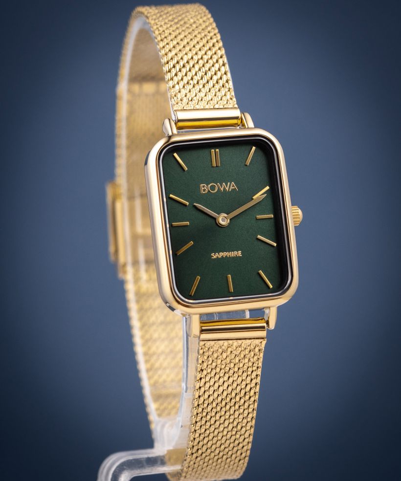 BOWA Dubai Green-Gold Mesh 20 ladies watch