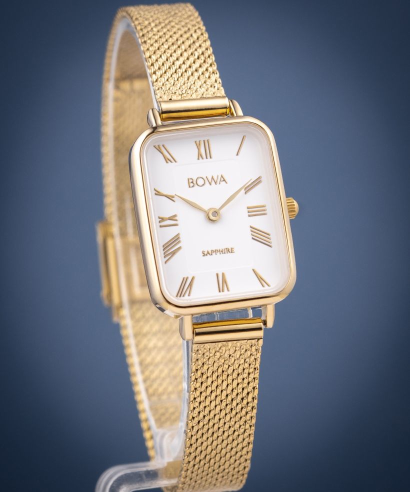 BOWA Dubai White-Gold Mesh 20 ladies watch