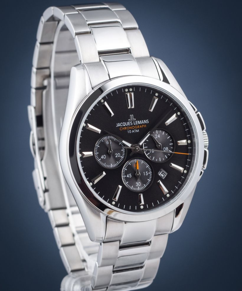 Jacques Lemans Sydney 1-1540D – Orologio Da Uomo Classico Al Quarzo | Impermeabile 10 Bar, Design Elegante Senza Tempo