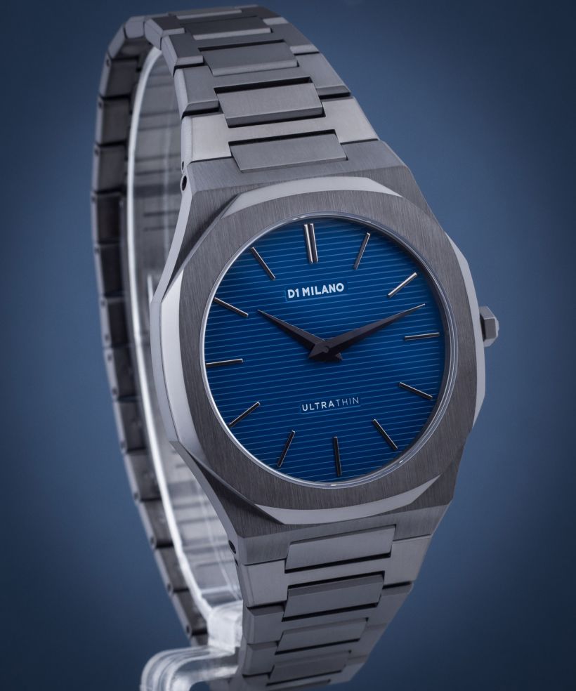 D1 Milano Ultra Thin Petrol Blue unisex watch