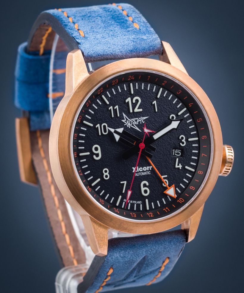 Xicorr Spark GMT "Novax" Bronze Automatic Limited Edition gents watch