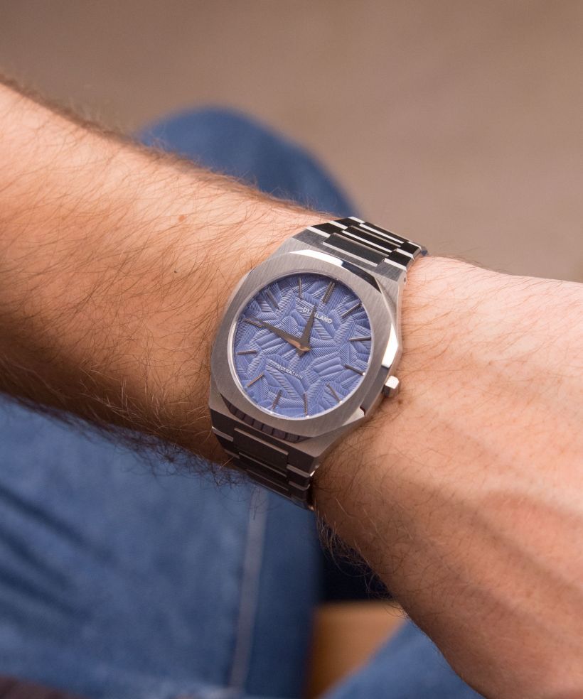 D1 Milano Ultra Thin Olympic Blue unisex watch