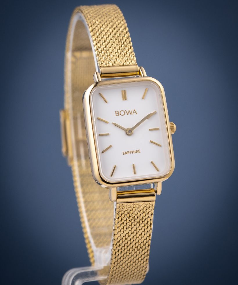 BOWA Dubai White-Gold Mesh 20 ladies watch