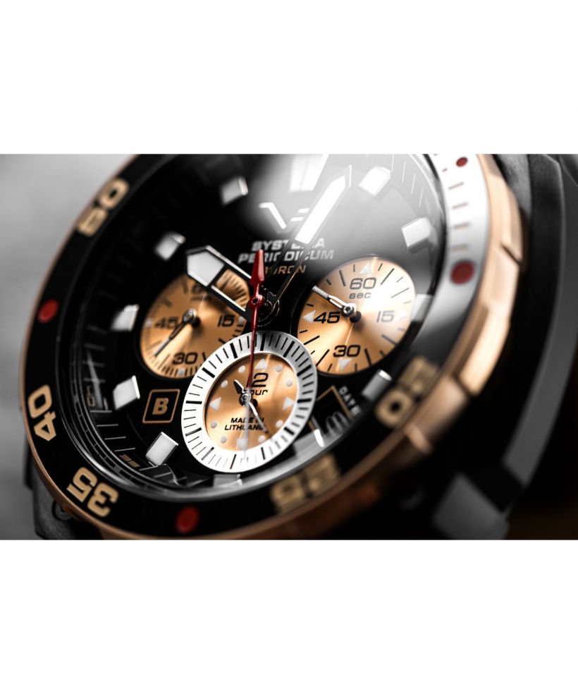 Vostok Europe System Periodicum Boron Chronograph SET Limited Edition gents watch