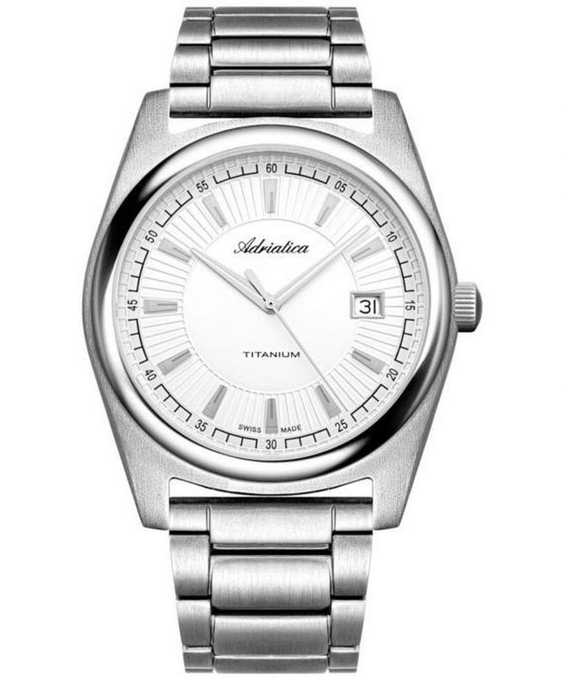 Adriatica Sapphire Titanium gents watch