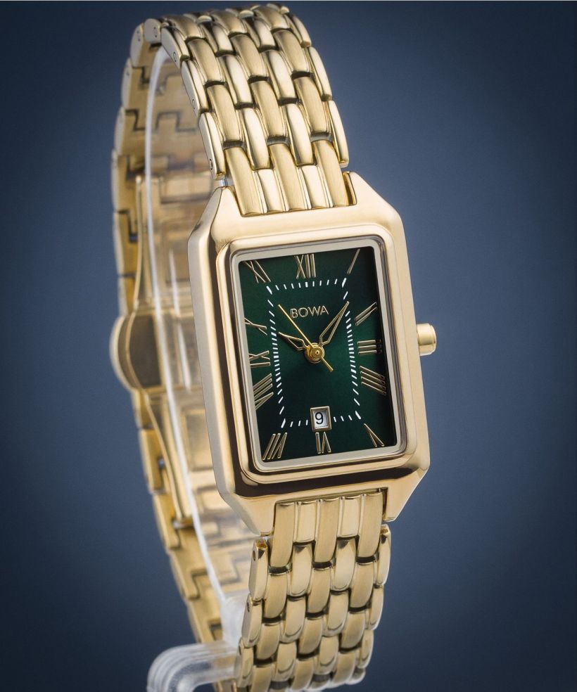 BOWA Barcelona Green Gold Steel 23 ladies watch