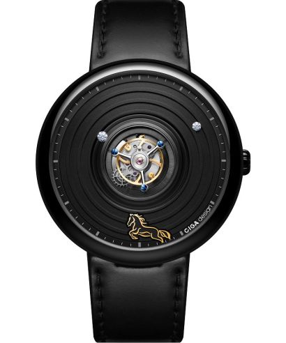 Ciga Design Tourbillon Chinese Zodiac Year of the Horse Mechanical Titanium Limited Edition Diamond gents watch