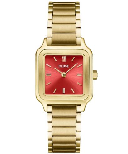 Cluse Gracieuse Petite Steel Watermelon Red ladies watch