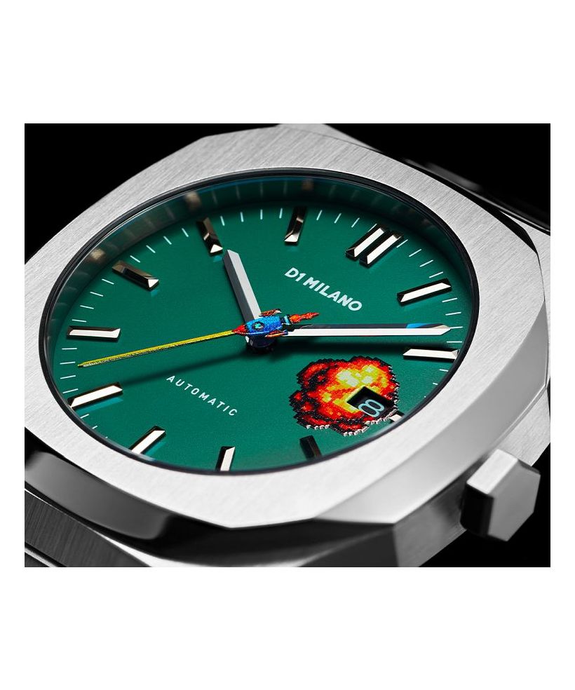 D1 Milano Automatic Retro Green unisex watch