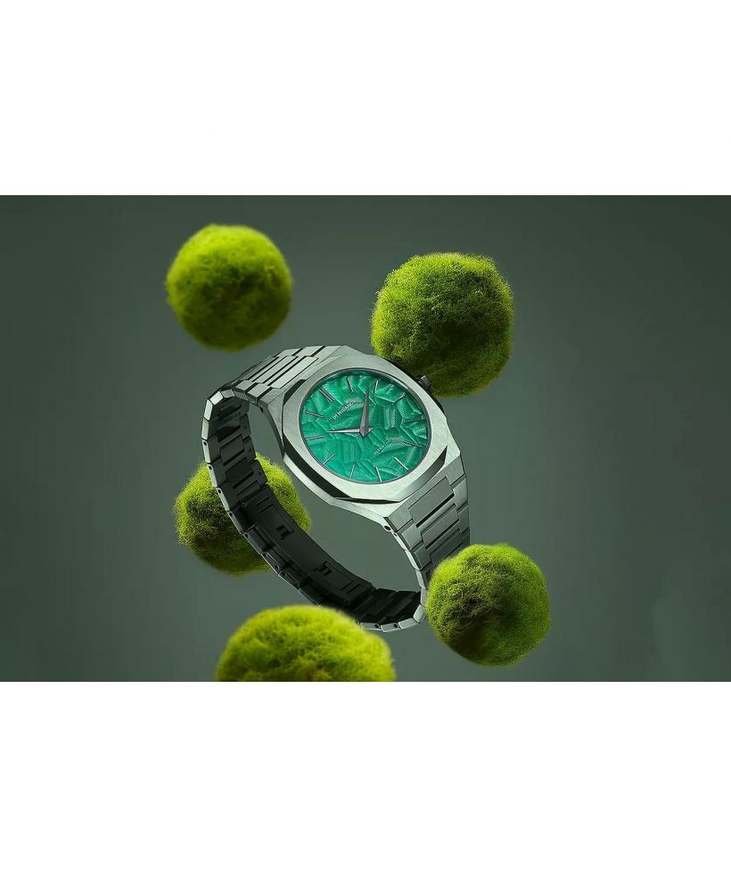 D1 Milano Ultra Thin Fir Green  watch