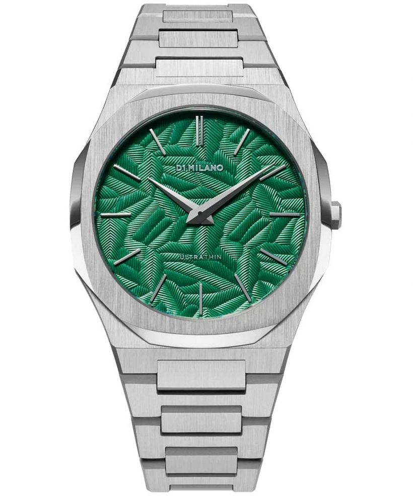 D1 Milano Ultra Thin Fir Green unisex watch