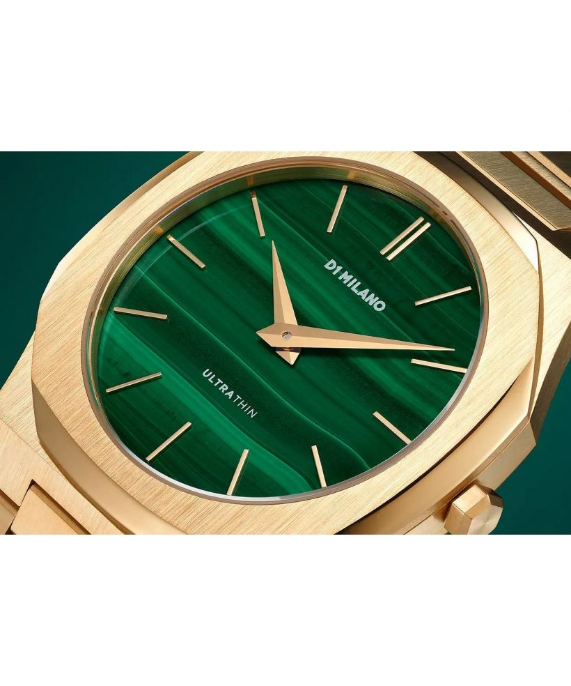 D1 Milano Ultra Thin Malachite  watch