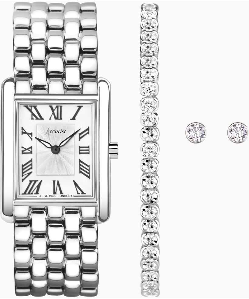 ACCURIST Rectangle Gift Set ladies watch
