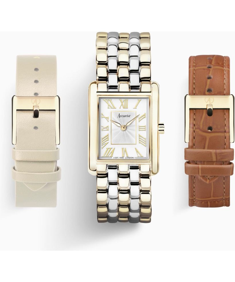 ACCURIST Rectangle Gift Set ladies watch