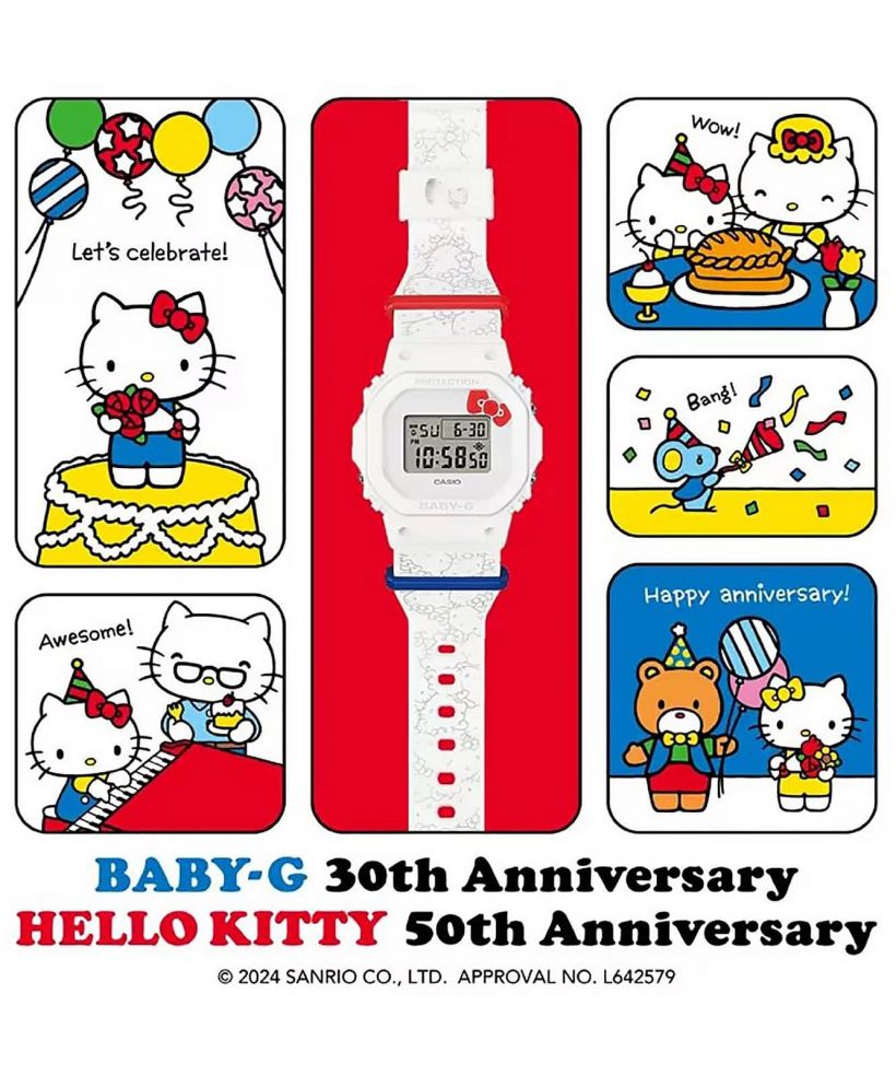 Casio BABY-G Sport 30th & Hello Kitty 50th Anniversaries Special Edition watch