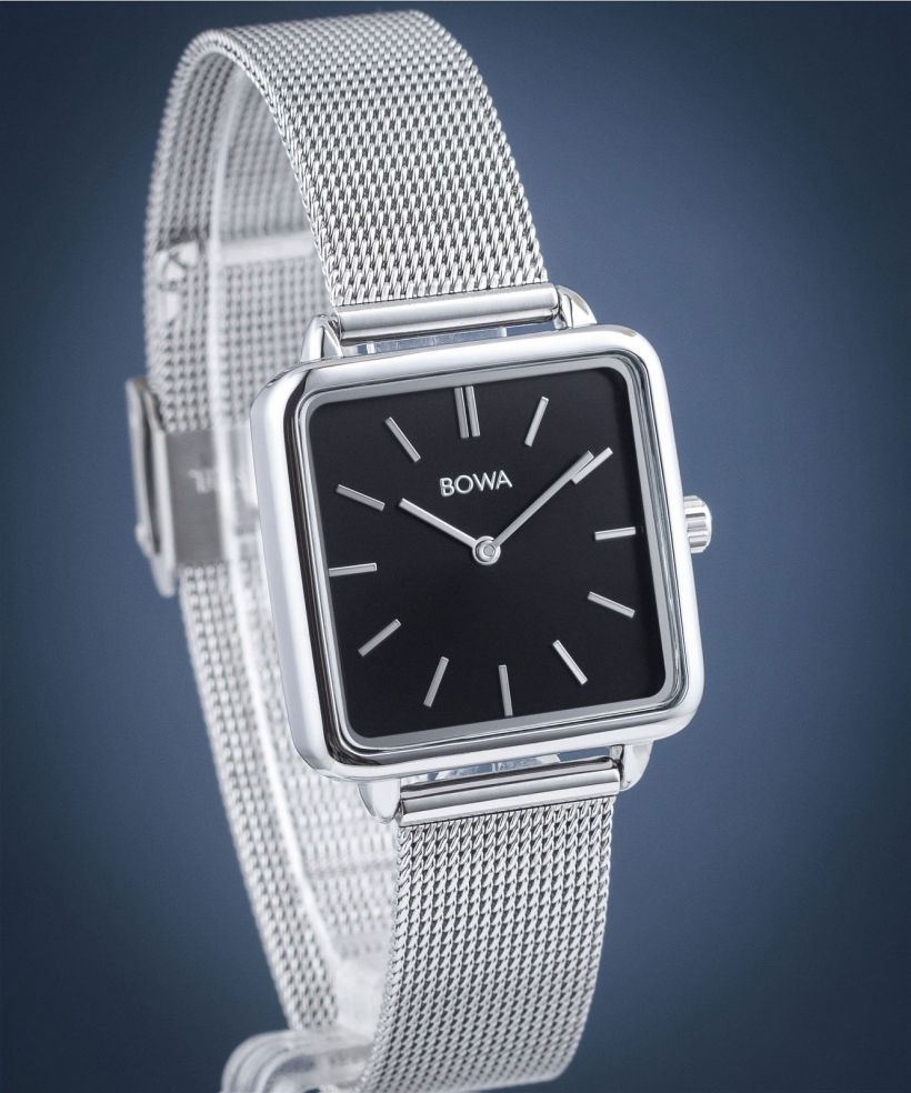BOWA Vienna Black Silver Mesh 29 watch