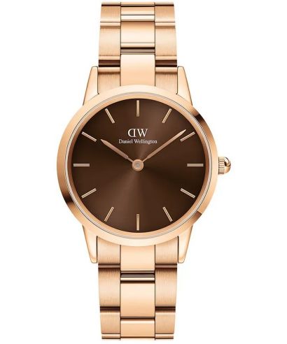 Daniel Wellington Iconic Link Amber Ladies Watch