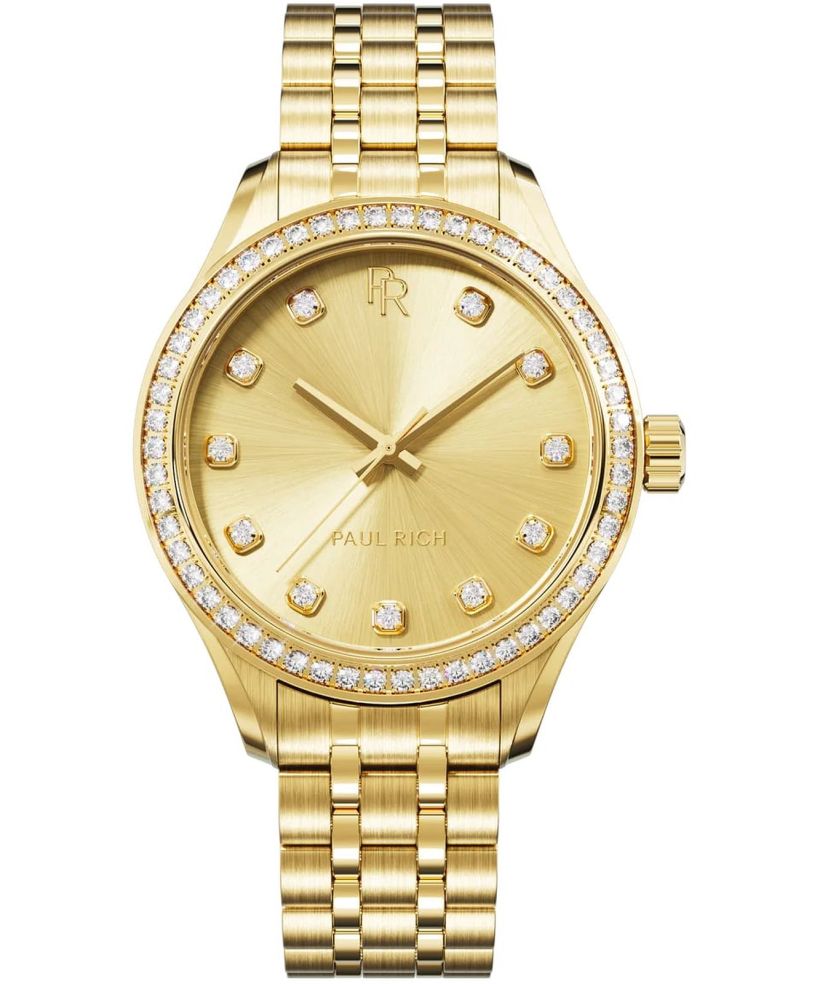Paul Rich Crystelle All Gold watch