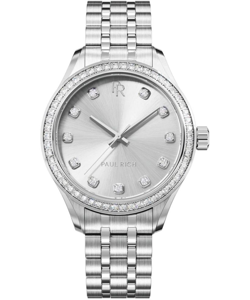 Paul Rich Crystelle All Silver watch