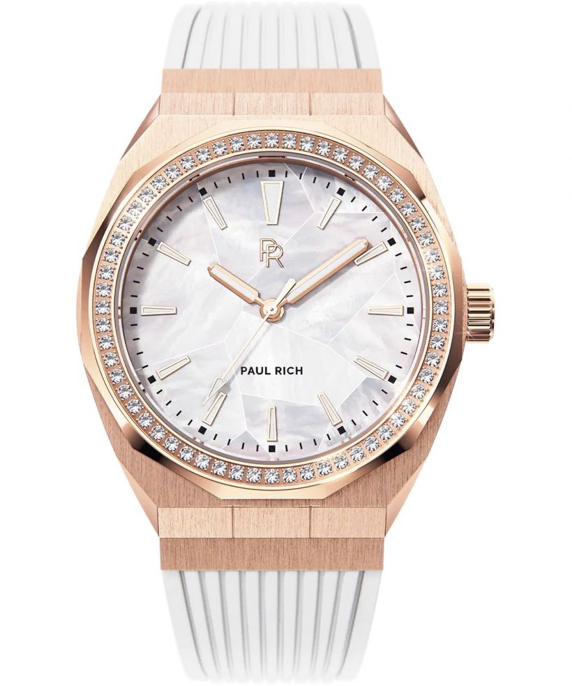 Paul Rich Heart of the Ocean White Rose Gold  watch