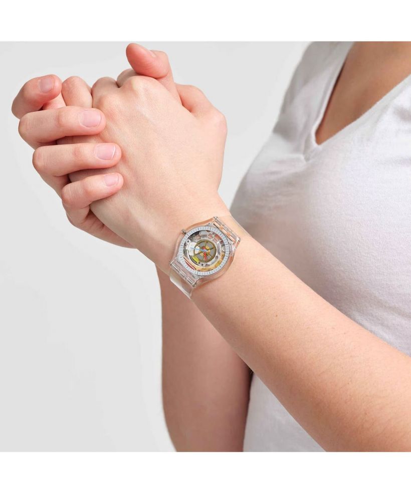 Swatch Ultra Slim Clearly Skin  watch