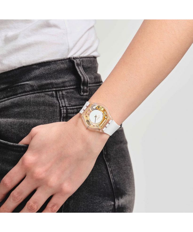 Swatch Ultra Slim Coeur Dorado  watch