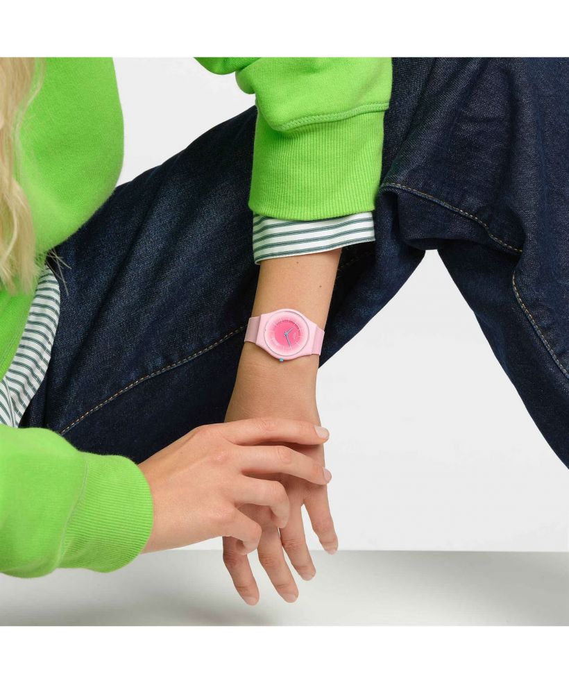 Swatch Ultra Slim Radiantly Pink  watch