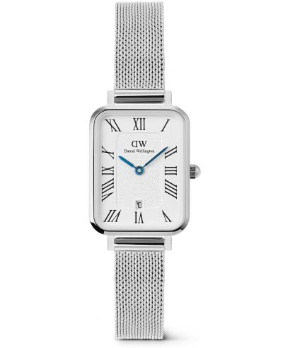 Daniel Wellington Quadro Sterling Roman Numerals Date ladies watch