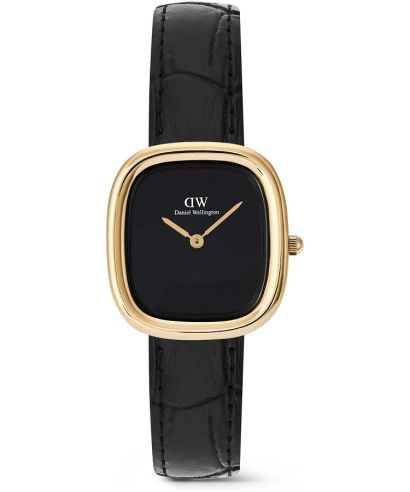 Daniel Wellington Margot Reading Onyx Ceramic Gold ladies watch